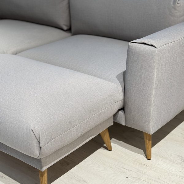 Canapea fix THOR 3 + Puf THOR Royal light grey 1 (3)