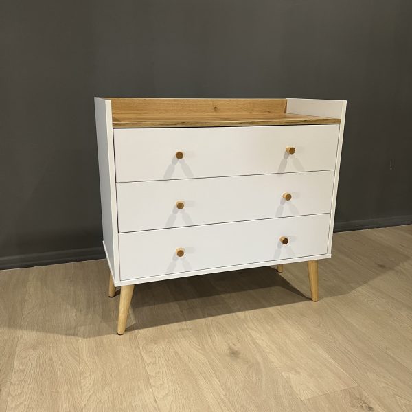 Comoda 3 Asgard Kraft gold alb (1)