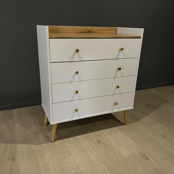 Comoda 3 Asgard Kraft gold alb (2)