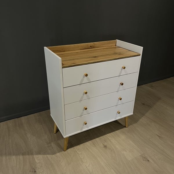 Comoda 4 Asgard Kraft gold alb 3