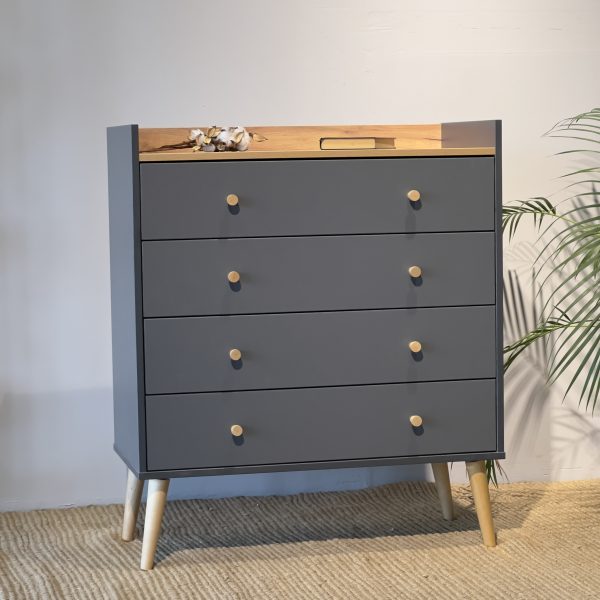 Comoda 4 Asgard Kraft gold grafit (4)