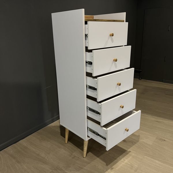 Comoda 5 Asgard Kraft gold alb (3)