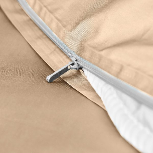 Lenjerie pat SATIN + Cearsaf bej (11)