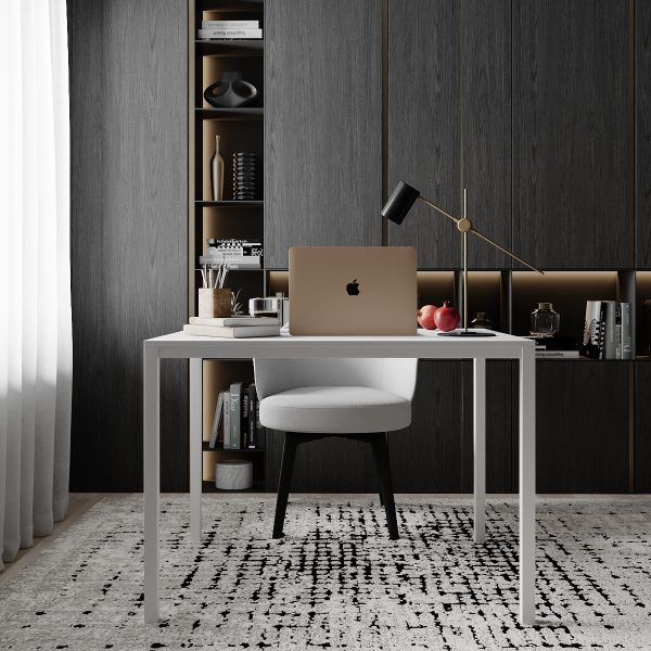 Masa Brevity loft alb 90_2