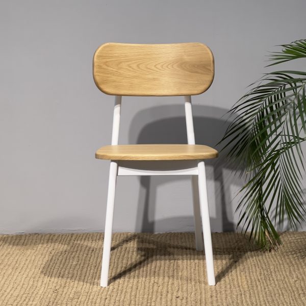 Scaun Polo alb natur Hard (4)